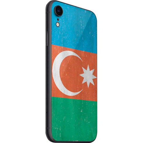 Azerbaijan Flag Distressed iPhone SE (2nd & 3rd Gen) Skin